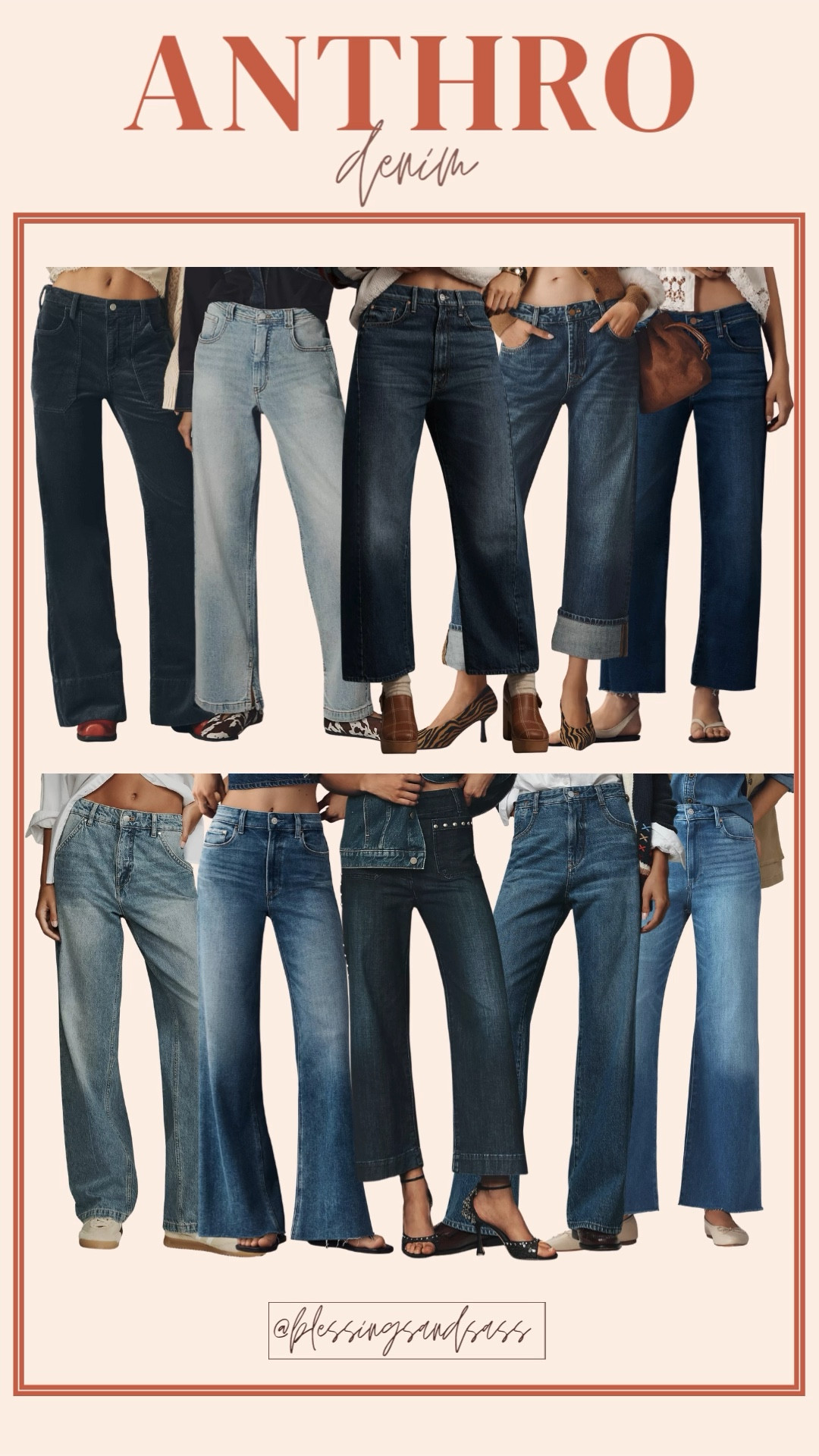 Anthropologie denim! 

Use my early access code ANNIEK30 for $30% off Anthropologie + Spend $200 Now, Get $50 Layer for Holiday Gifting, 12/11-12/25

Women’s fashion, fall fashion, fall style, fall outfits, fall outfit inspo, fall ootd, trendy fashion, chic style, winter fashion, winter style, winter outfits, winter outfit inspo, holiday fashion, holiday style, holiday outfits, holiday outfit inspo, Anthropologie, Anthropologie denim, jeans, wide leg jeans, straight jeans 




#LTKOver40 #LTKSaleAlert #LTKStyleTip