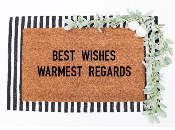 Best Wishes Warmest Regards - Etsy | Etsy (US)