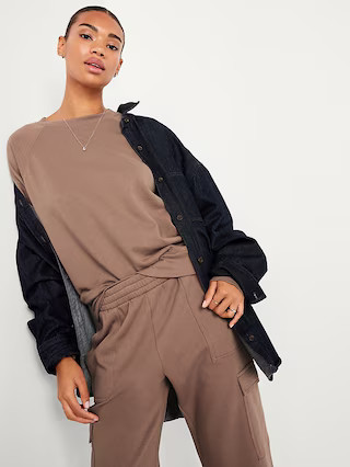 SoComfy Oversized Raglan Sweatshirt | Old Navy (US)