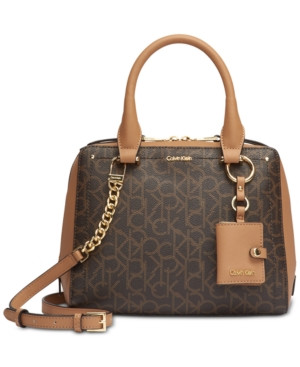 Calvin Klein Boxy Signature Small Satchel | Macys (US)