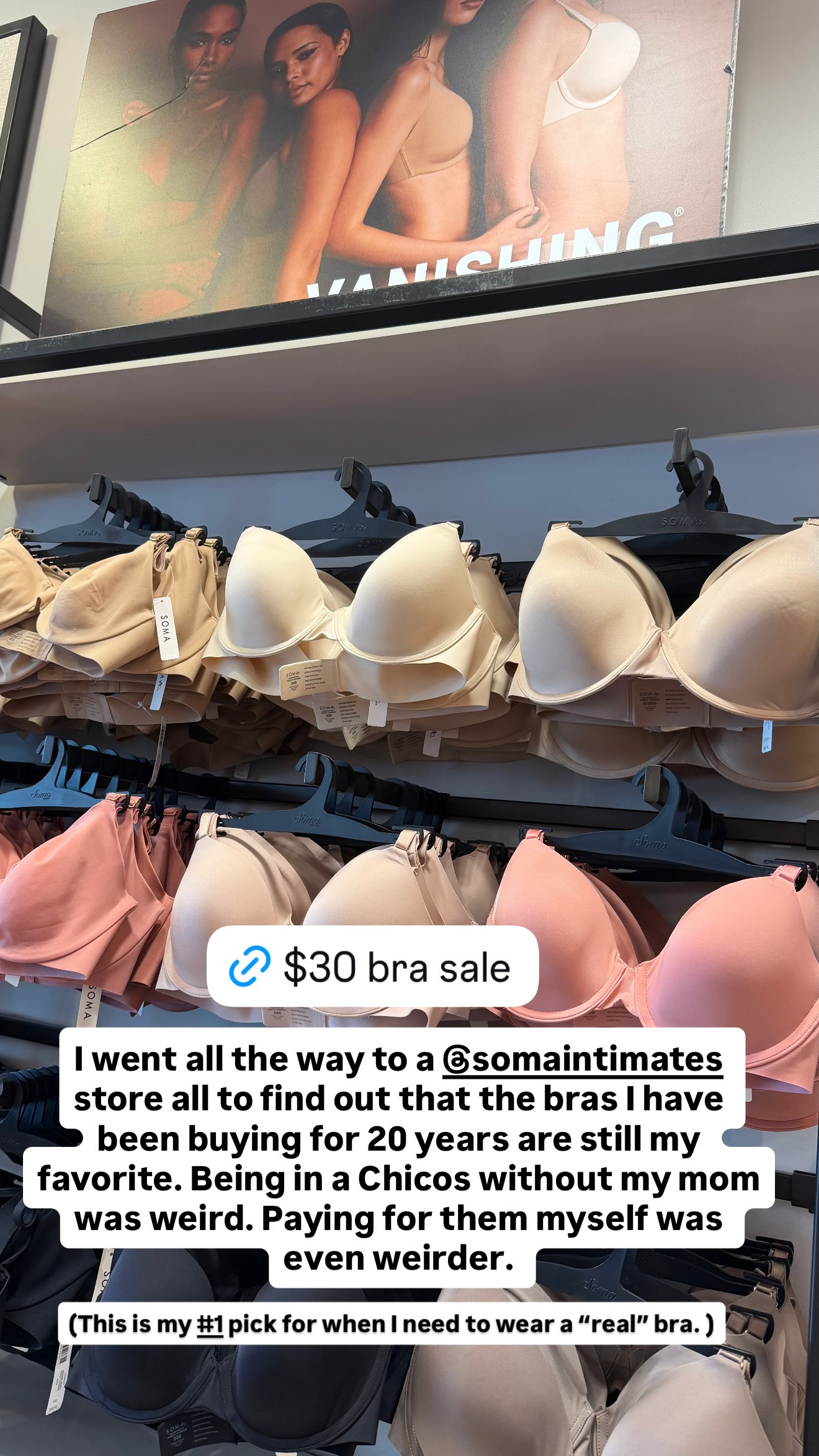 $30 bra sale is too good! 

 