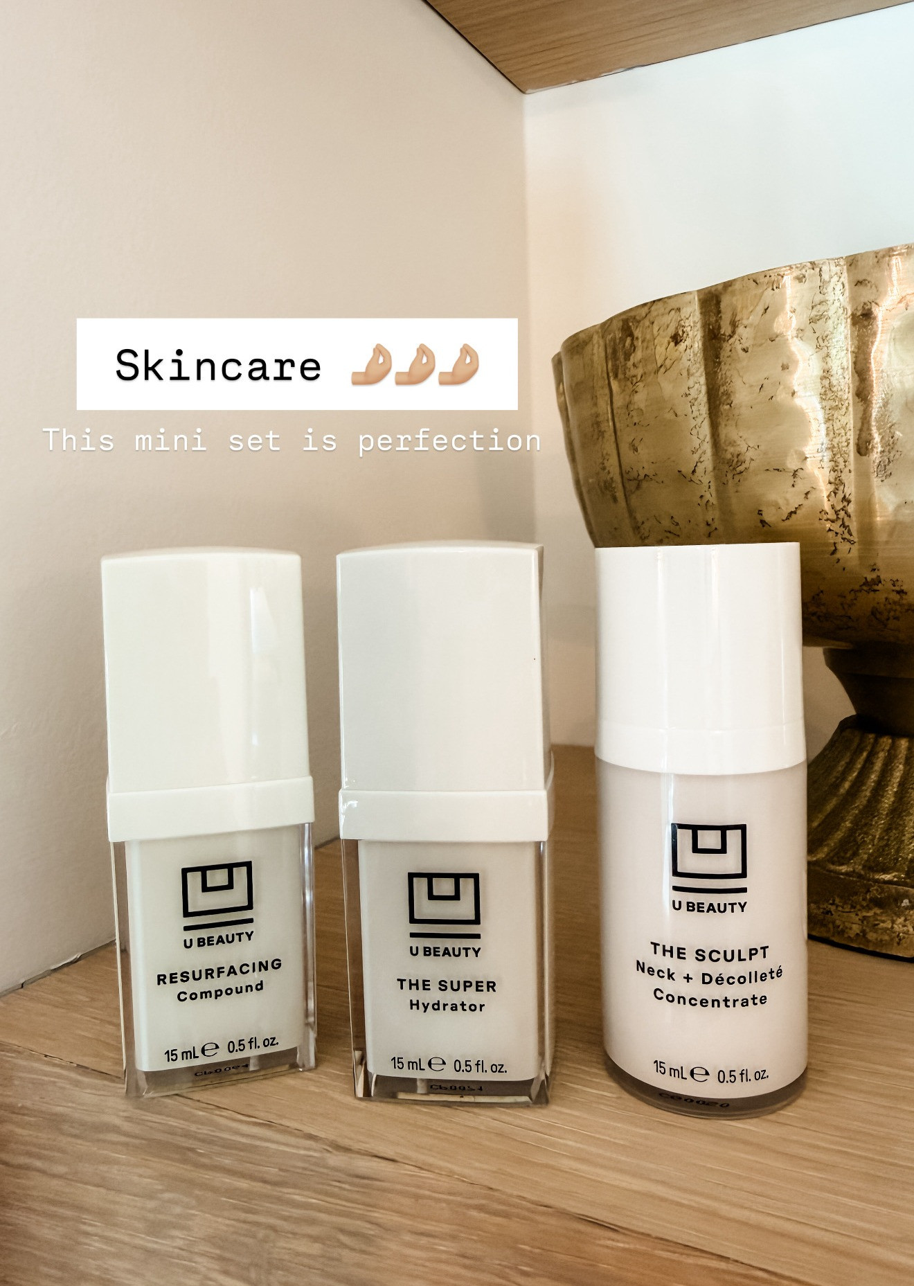 My favorite skincare line! I truly think it has made such a difference in my skin! I love these mini bottles for travel!

Loverly Grey, u beauty, skincare, self care 

 #LTKBeauty