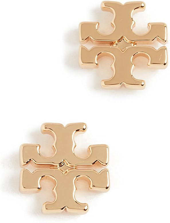Tory Burch Women's Logo Stud Earrings | Amazon (US)
