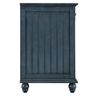 Home Decorators Collection Cottage 60 in. x 21-5/8 in. Vanity Cabinet Only in Harbor Blue CTBA602... | The Home Depot