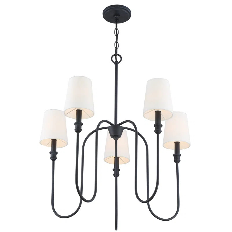 Sanibel 5 - Light Shaded Classic / Traditional Chandelier | Wayfair North America