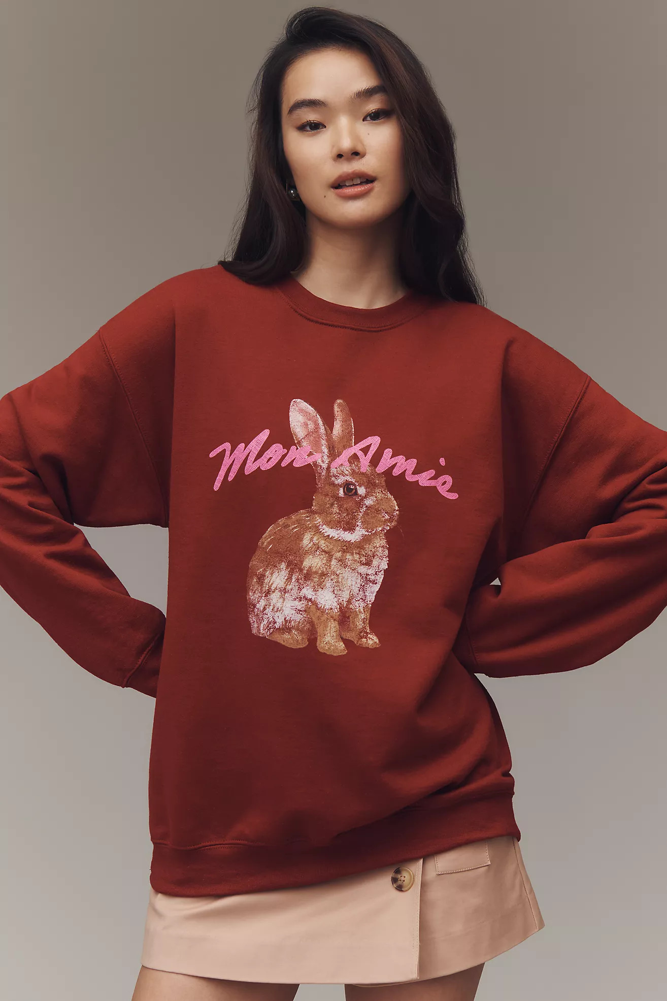 By Anthropologie Graphic Pullover Sweatshirt | Anthropologie (US)