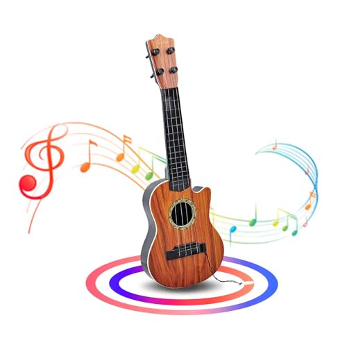 Guitar Toys 17inch,4 Strings Guitar for Kids Toddler Guitar Musical Toys for Toddler Kids Boys Girls Beginner. | Amazon (US)