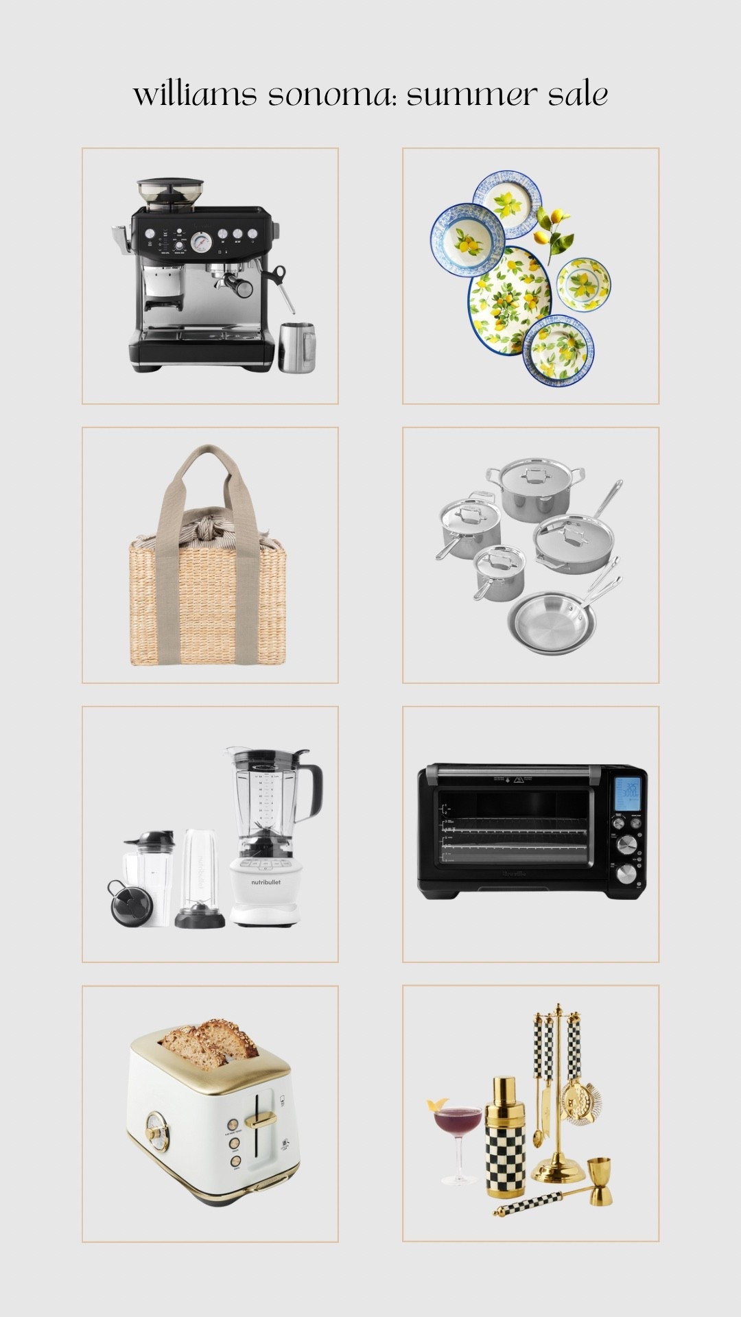 Williams Sonoma Summer Sale Picks 🤌🏼

#LTKSaleAlert #LTKHome