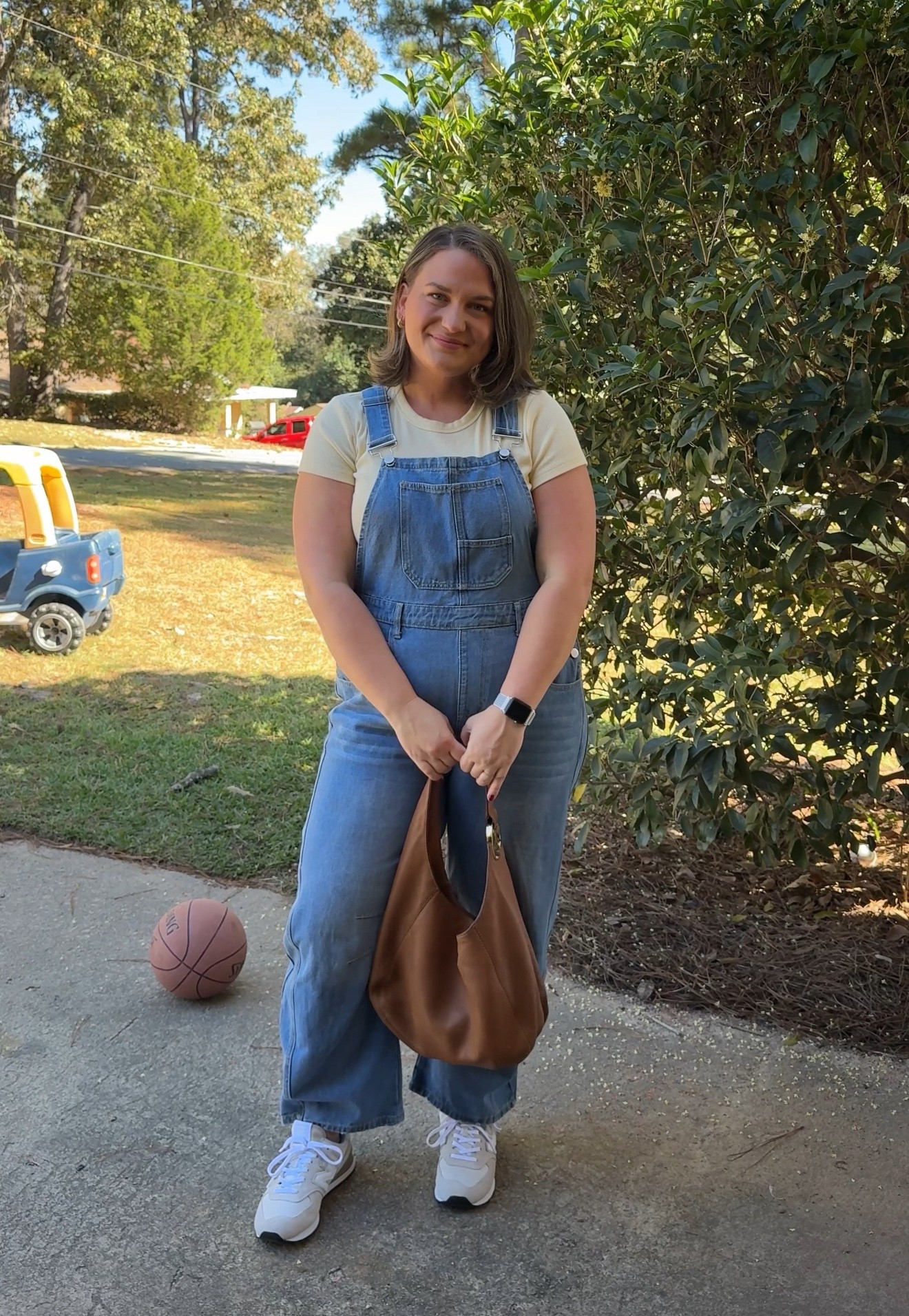 Overalls, fall outfit