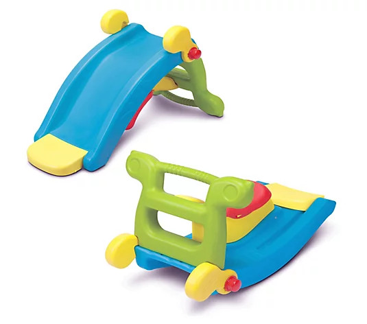 Grow 'N Up Fun Slide N Rocker - QVC.com | QVC