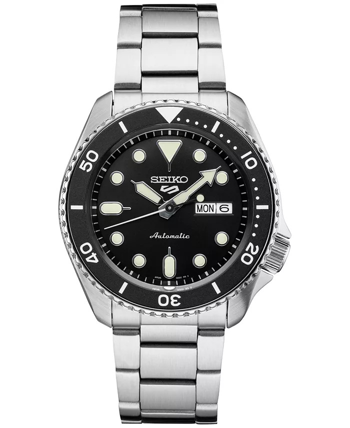 Men's Automatic 5 Sports Stainless Steel Bracelet Watch 43mm | Macy's