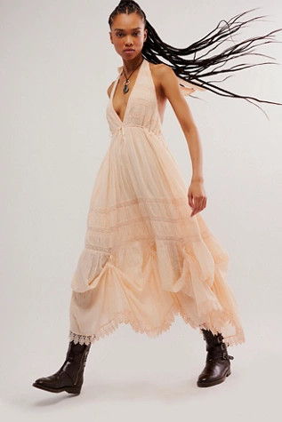 Sunflower Afternoon Bustle Midi Dress | Free People (Global - UK&FR Excluded)