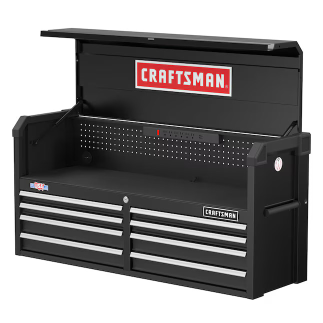 CRAFTSMAN 2000 Series 51.5-Inches W x 24.7-Inches H x 16-Inches D 8 -Drawer Steel Tool Chest ( Bl... | Lowe's