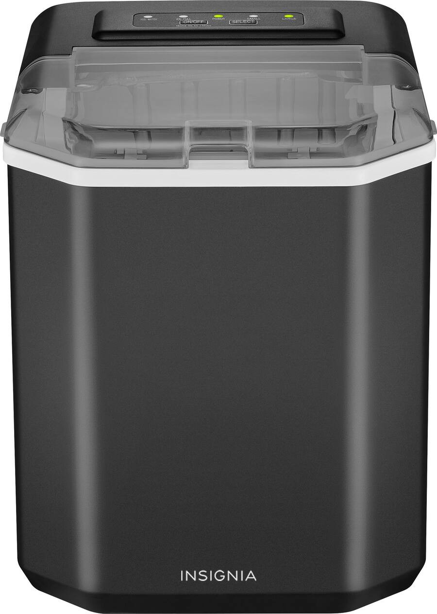 Insignia™ - 16 lb. Portable Icemaker with Ice Scoop and Scoop Holder - Black | Best Buy U.S.