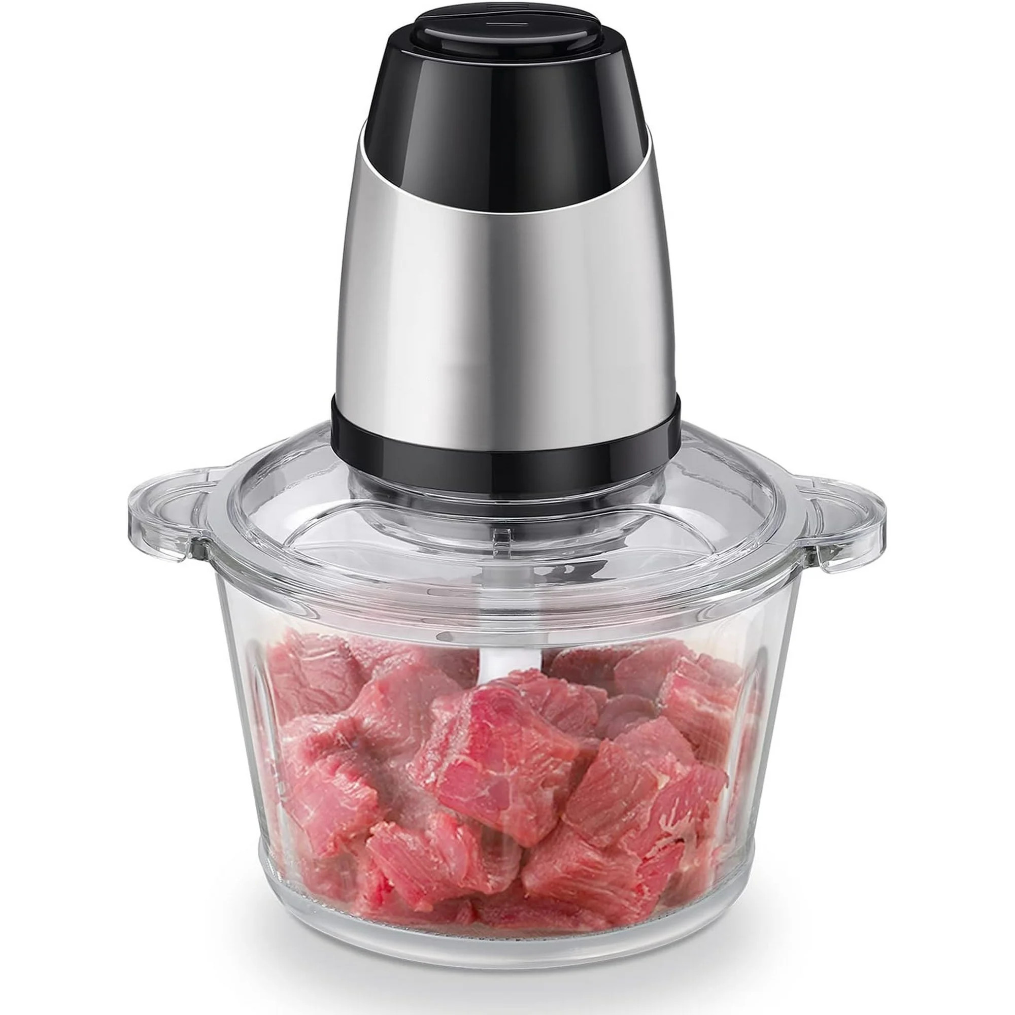Electric Food Chopper, 8-Cup Food Processor by Homeleader, 2L Glass Bowl Grinder for Meat, Vegeta... | Walmart (US)