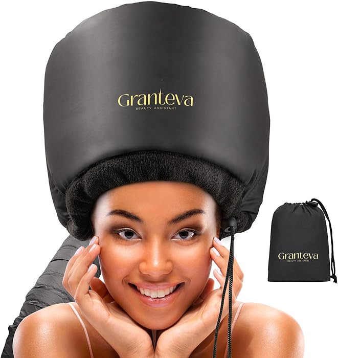 Hooded Hair Dryer Attachment w/A Headband Integrated That Reduces Heat Around Ears & Neck - Hair ... | Amazon (US)