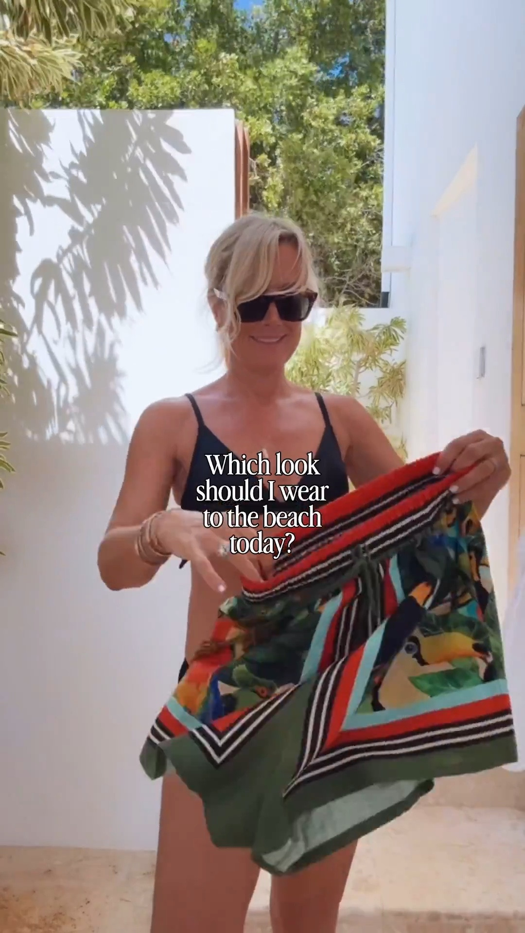 The cutest swim looks for today! 

Shirt: small, size up
Shorts: small, size up
Suit: small 
Coverup: xs

#LTKSwim #LTKOver40 #LTKTravel