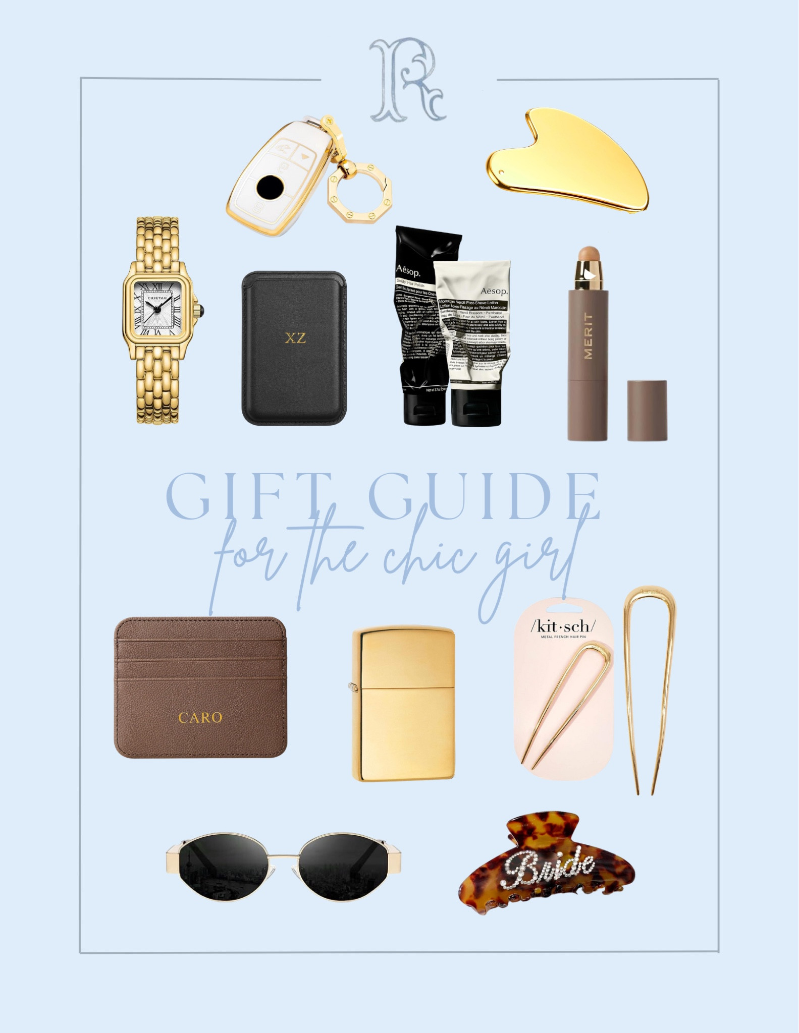 Gift guide for the Chic Girl 

Chic Gifts | gifts for her | gift ideas | gifts for boujee friend | luxury gifts | monogram gift | personalized gifts | chic gifts | gifts for best friend | Amazon gifts | Amazon finds | 

#LTKSeasonal #LTKU #LTKGiftGuide