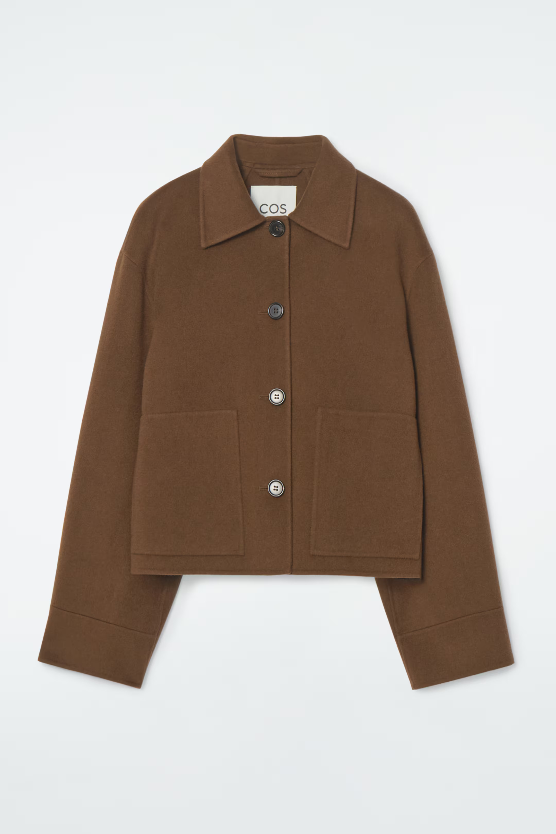 BOXY DOUBLE-FACED WOOL JACKET | H&M (UK, MY, IN, SG, PH, TW, HK)