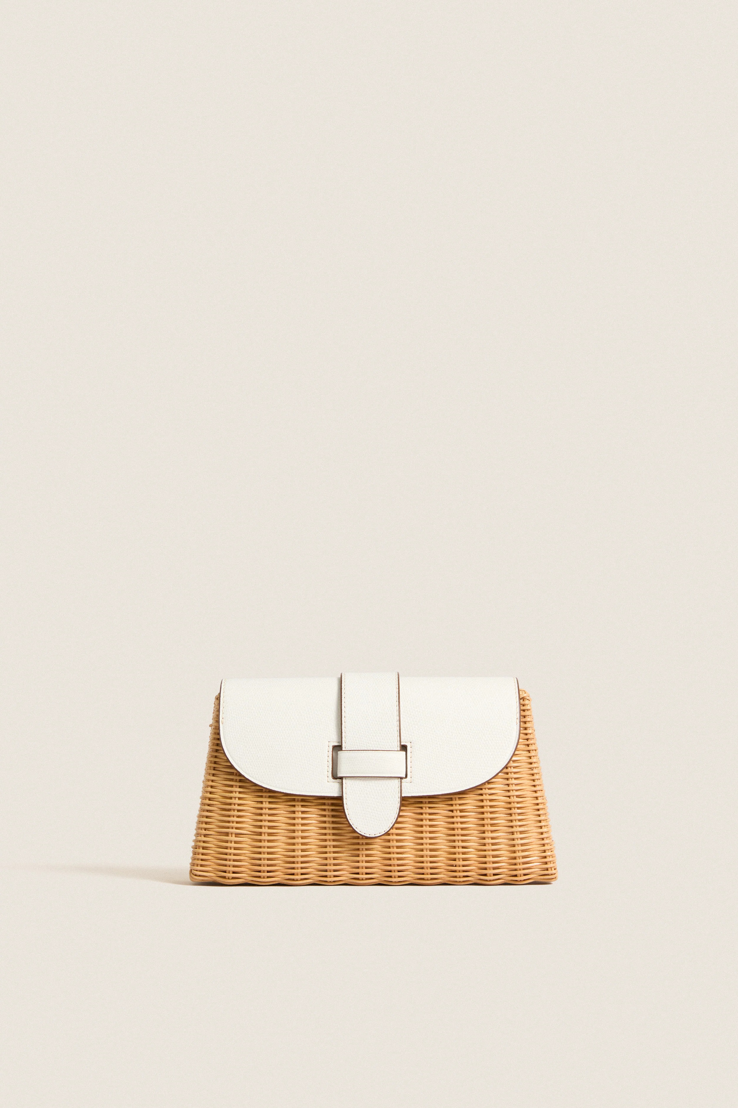 White Woven Lady Clutch | Tuckernuck (US)
