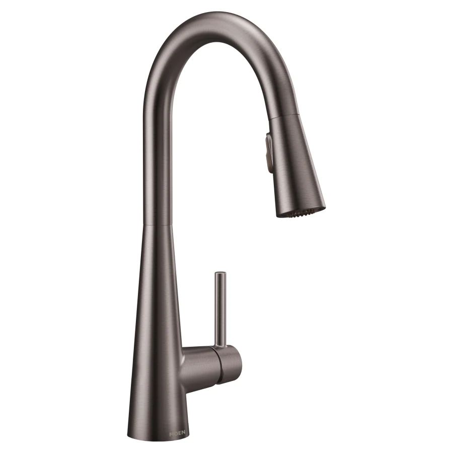 Moen Sleek 1.5 GPM Single Hole Pull Down Kitchen Faucet with Reflex, Duralast Cartridge, and Powe... | Build.com, Inc.