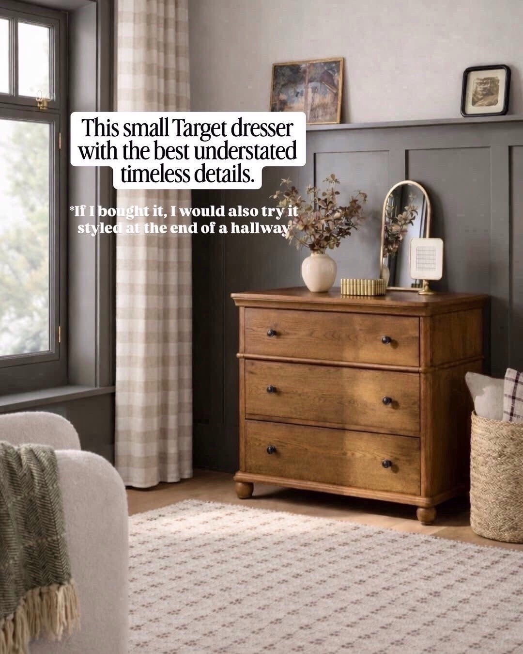 Small Target dresser with the best details 👏🏻

Home decor, home decor finds, interior styling, interior design inspiration, home styling ideas, neutral home decor, timeless home decor, classic home decor, transitional home decor, traditional home decor, designer inspired home decor, affordable home decor, luxury home decor look for less, curated home decor, collected home decor, budget friendly home decor, high end home decor for less, home decor recommendations, home decor roundup, interior styling, interior styling ideas, interior design inspiration, home styling tips, neutral interior design, modern traditional interiors, transitional interior design, classic interior design, timeless interiors, curated interiors, collected home style, warm neutral interiors

#HomeDecor #InteriorStyling #NeutralInteriors
#ModernTraditional #TimelessDesign
#HomeInspo #LayeredHome #LivingRoomInspo #InteriorDesignIdeas #DesignInspiration #CozySpaces #InteriorDetails #homestylinginspo #homerefresh #InteriorDetails #homestylinginspo #homerefresh


#liketkit #LTKHome #LTKOver40 #LTKSeasonal
@shop.ltk
https://liketk.it/5YVmM

#LTKOver40 #LTKdayinmylife #LTKHome