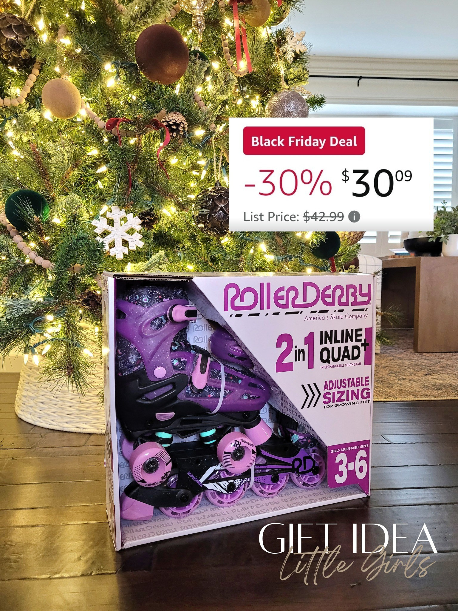 Amazon Black Friday Deal on these rollerblade rollerskate combo with adjustable sizing so they don't outgrow them! The perfect gift for little girls or little boys!

#LTKCyberWeek #LTKGiftGuide #LTKKids