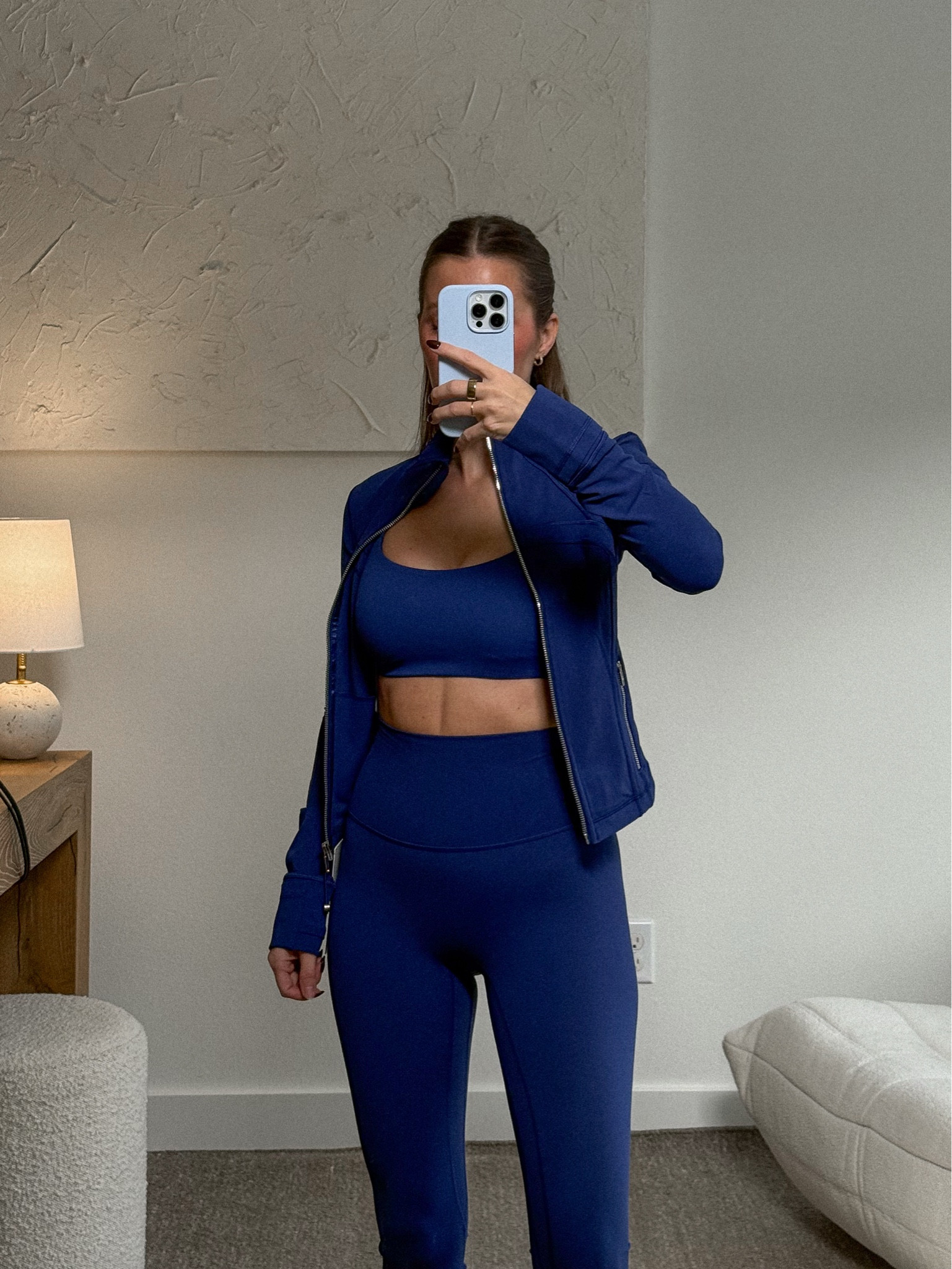 this color??? immediately yes 💙 rich, saturated, and makes the whole set feel elevated

lululemon outfit, new lululemon color, matching set outfit, workout set, athleisure outfit, minimal outfit inspo, everyday outfit inspo, clean girl aesthetic, pilates outfit, activewear style, Pilates ootd, spring outfit 

#LTKSeasonal #LTKActive #LTKdayinmylife