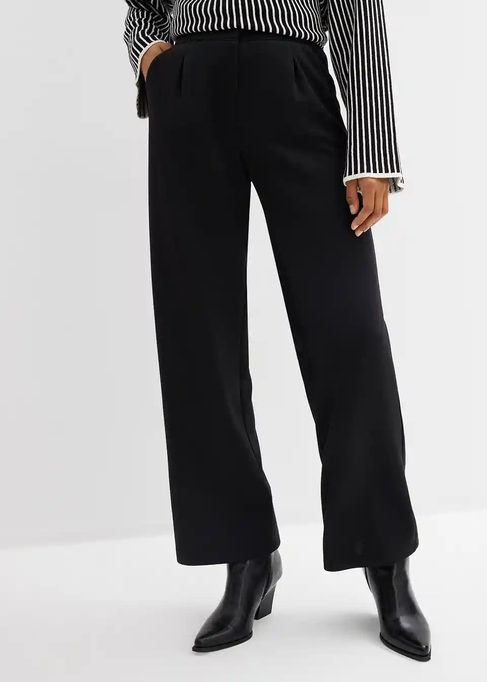Bequeme Hose aus fließender Sweatware | Bonprix DE