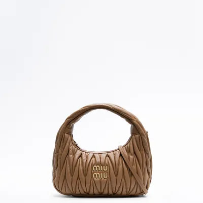 Matelasse Nappa Small Wander Hobo Bag | Vivrelle