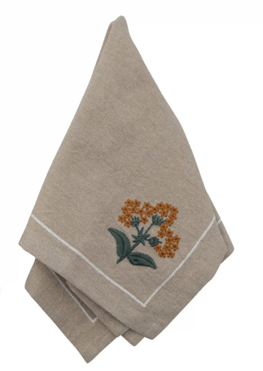 French Floral Napkins | Cottonwood Company