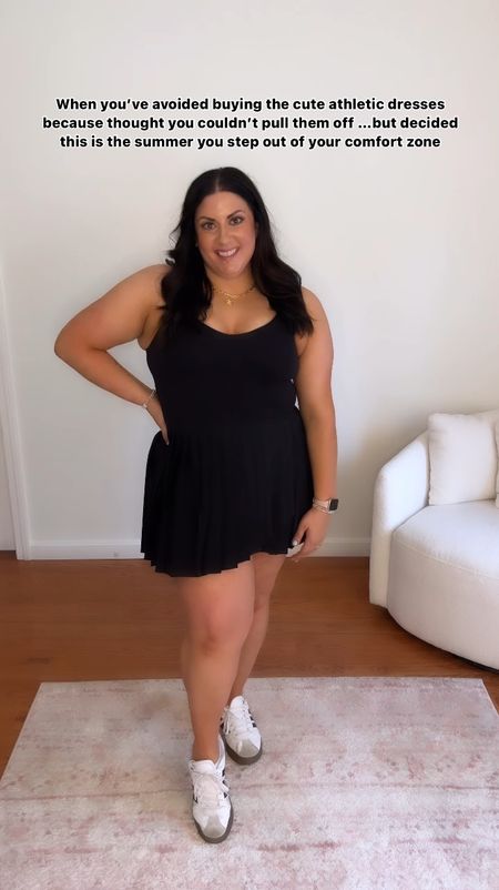 Obsessed with this athletic dress from Aerie! I’m a 38DD and this is supportive enough to wear without a bra. I also love the built-in shorts! 

#LTKsalealert #LTKmidsize #LTKstyletip