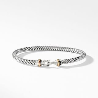 Cable Classic Collection® Buckle Bracelet with 18K Yellow Gold | David Yurman