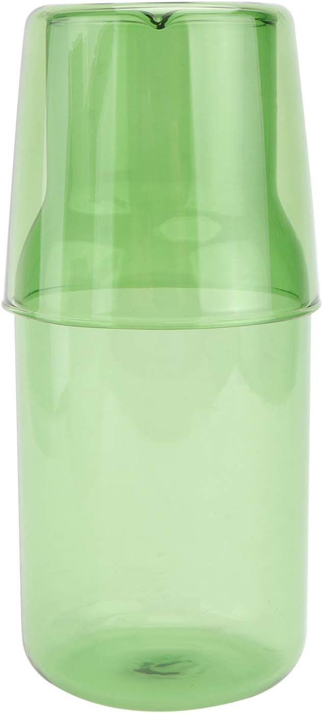 Cabilock 1 Set Bedside Carafe Night Water Carafe with Tumbler Glass Water Carafe Set for a Handy ... | Amazon (US)