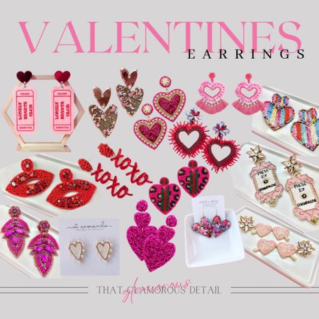 Valentines Day Earrings 

#LTKSeasonal #LTKstyletip #LTKGiftGuide