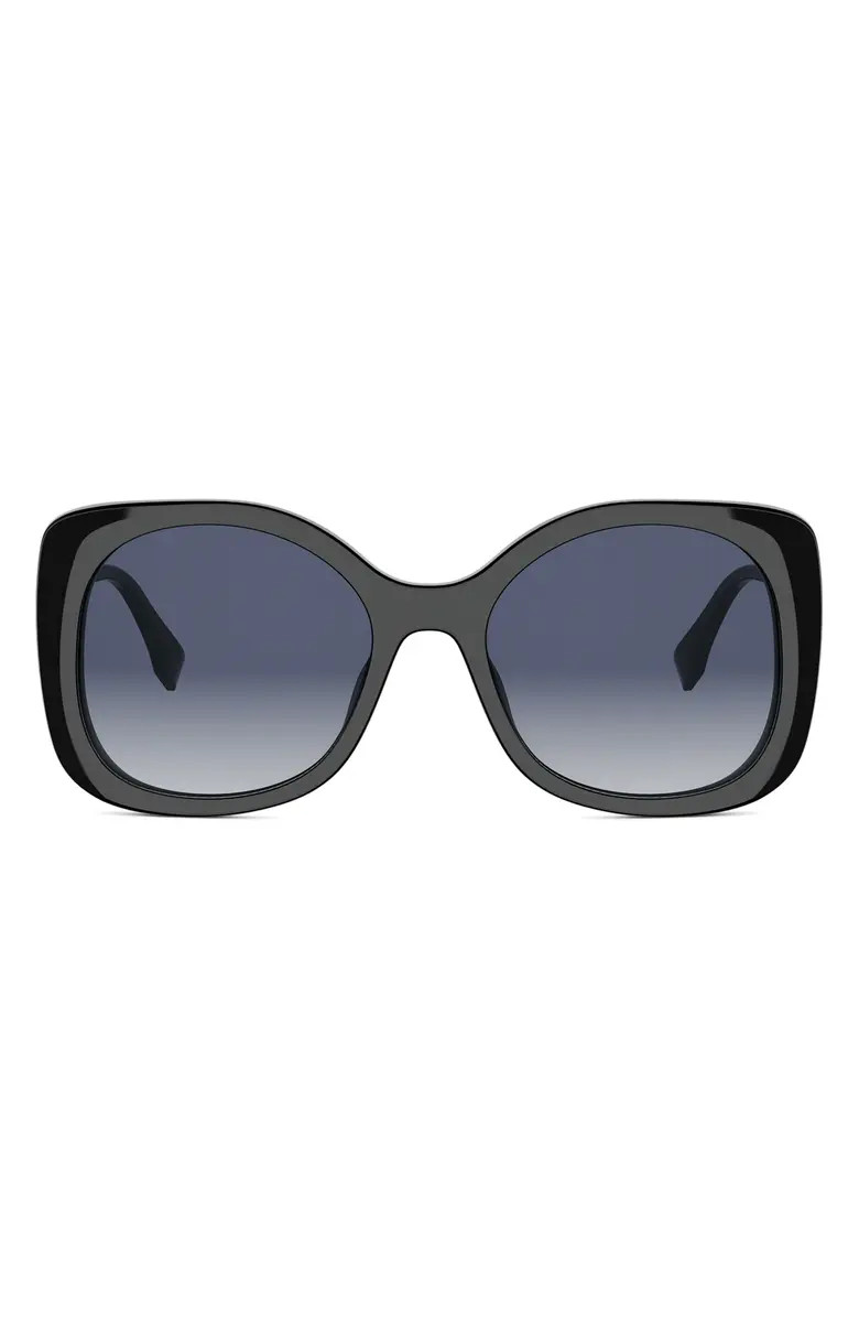 Fendi graphy 55mm Gradient Square Sunglasses | Nordstrom | Nordstrom