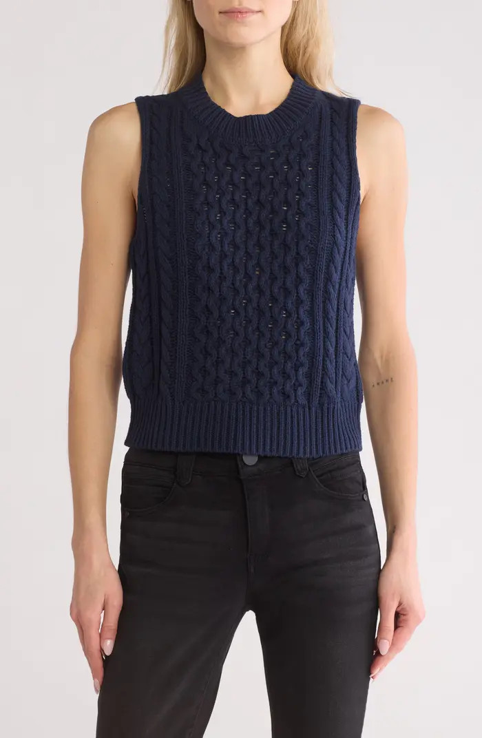 Cable Knit Sweater Vest | Nordstrom Rack
