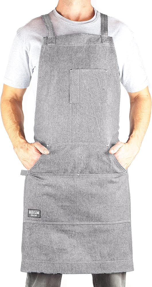 Hudson Durable Goods - Professional Grade Chef Apron for Kitchen, BBQ & Grill | Amazon (US)