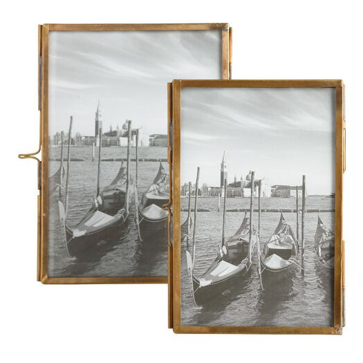 Brass Metal Prism Picture Frame by World Market | World Market