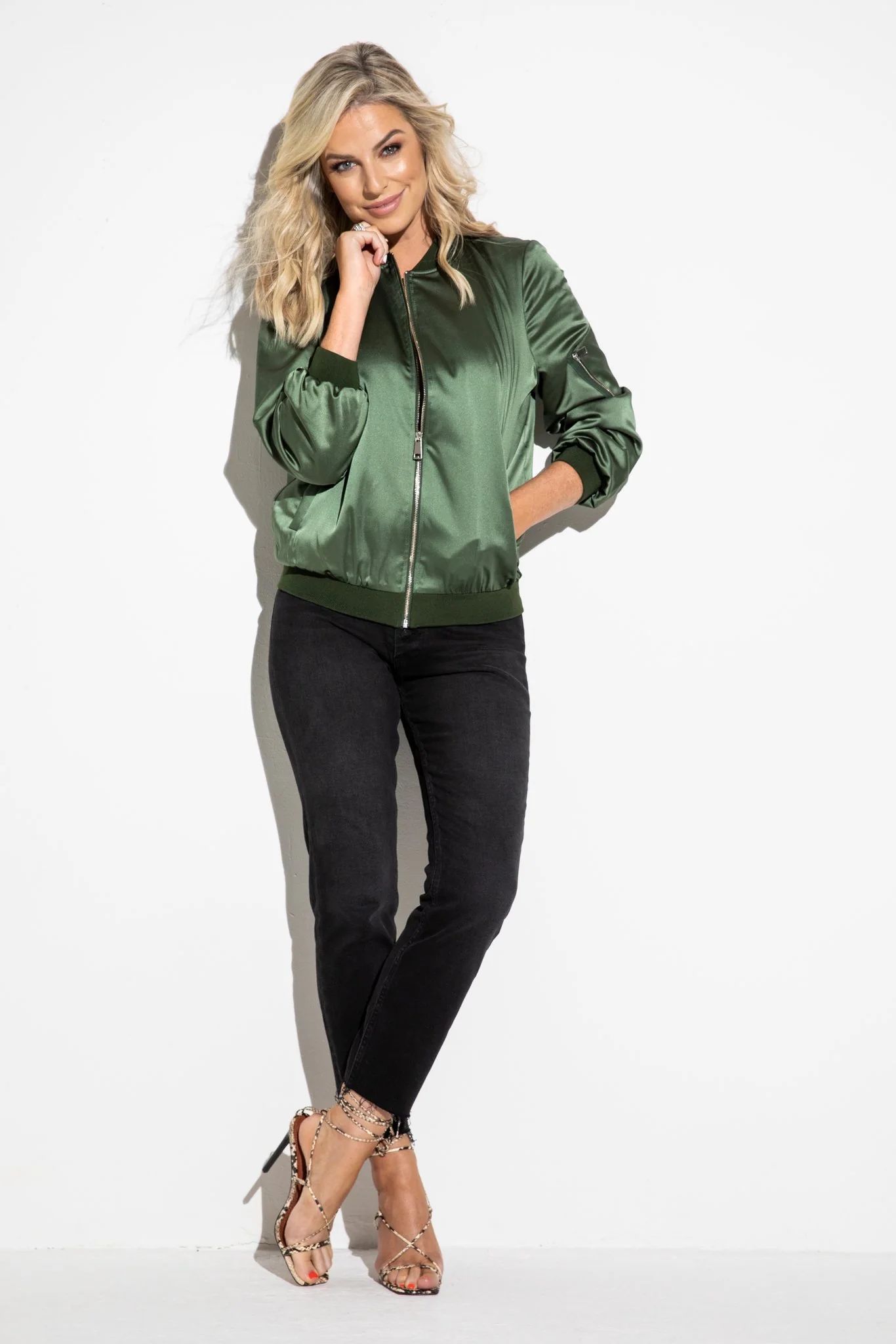 The Bomber Khaki | Poco By Pippa