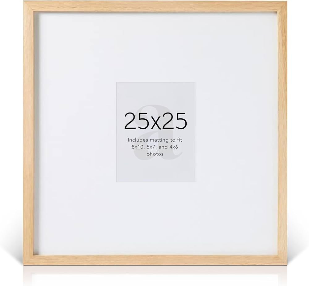 artisane home goods - Gallery Frame 1.0, Picture Frame, 25x25 frame, White Oak, Gallery Wall Fram... | Amazon (US)
