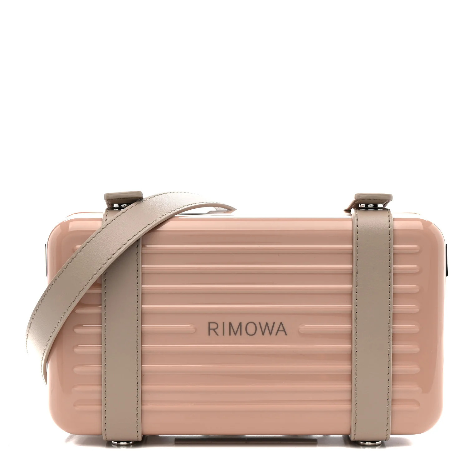 Gloss Polycarbonate Personal Cross-Body Bag Desert Rose | FASHIONPHILE (US)