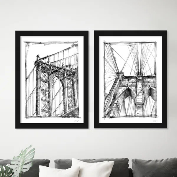 Black Framed Canvas | Wayfair Professional