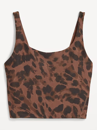 Light Support PowerSoft Longline Sports Bra | Old Navy (US)