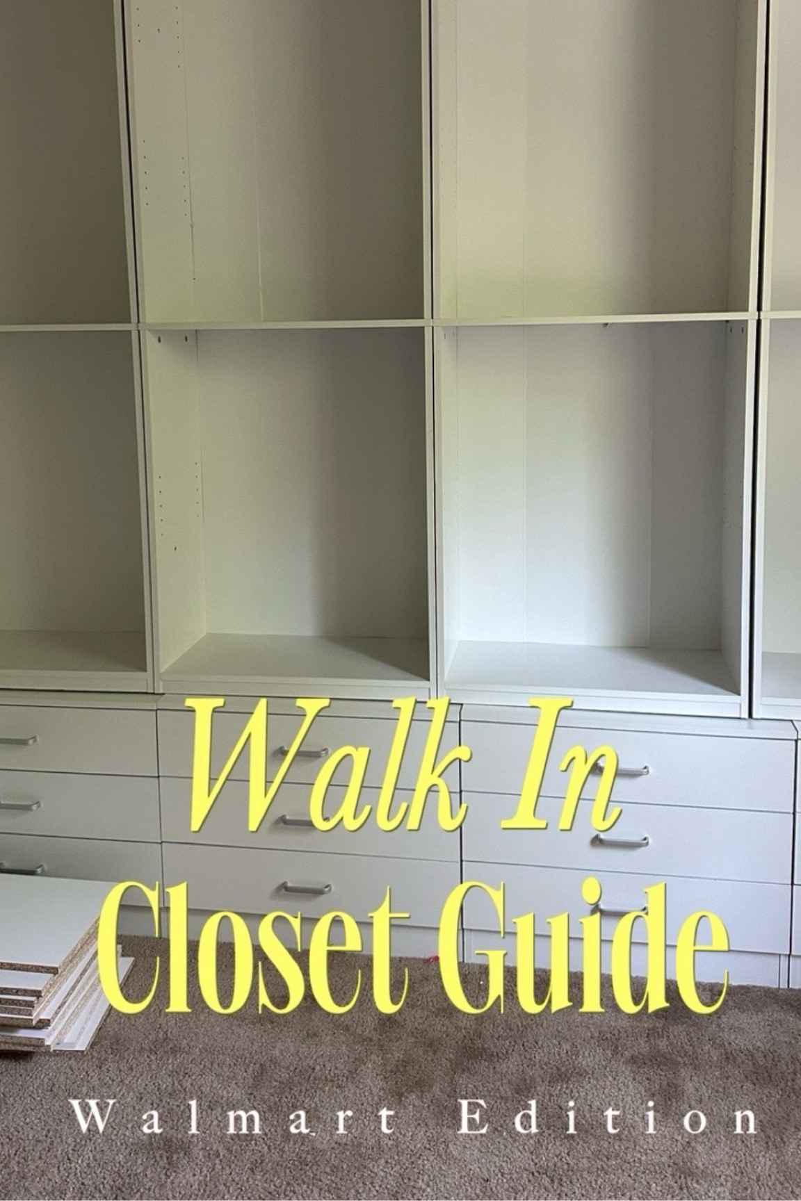 Would you believe everything is from Walmart?! Still have a lot to add to this walk in closet situation but figured I'd share what I used.
I want to say everything pictured was under $400

If you have a free wall in a spare room you can do this too!

#LTKU #LTKHome #LTKStyleTip