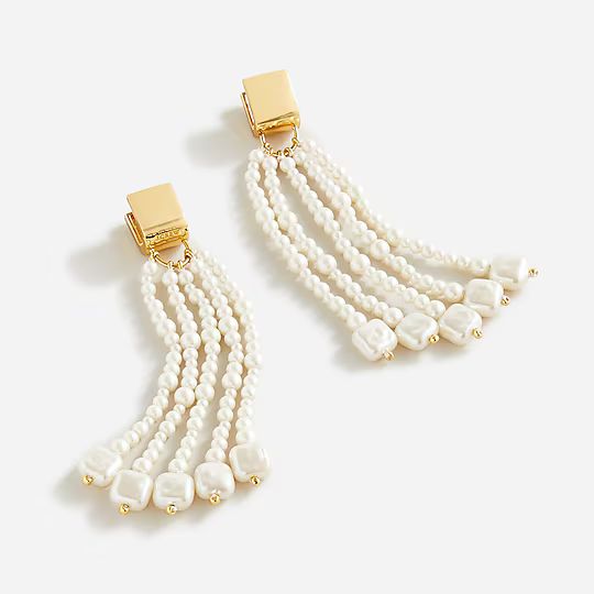 Freshwater pearl statement earrings | J. Crew US