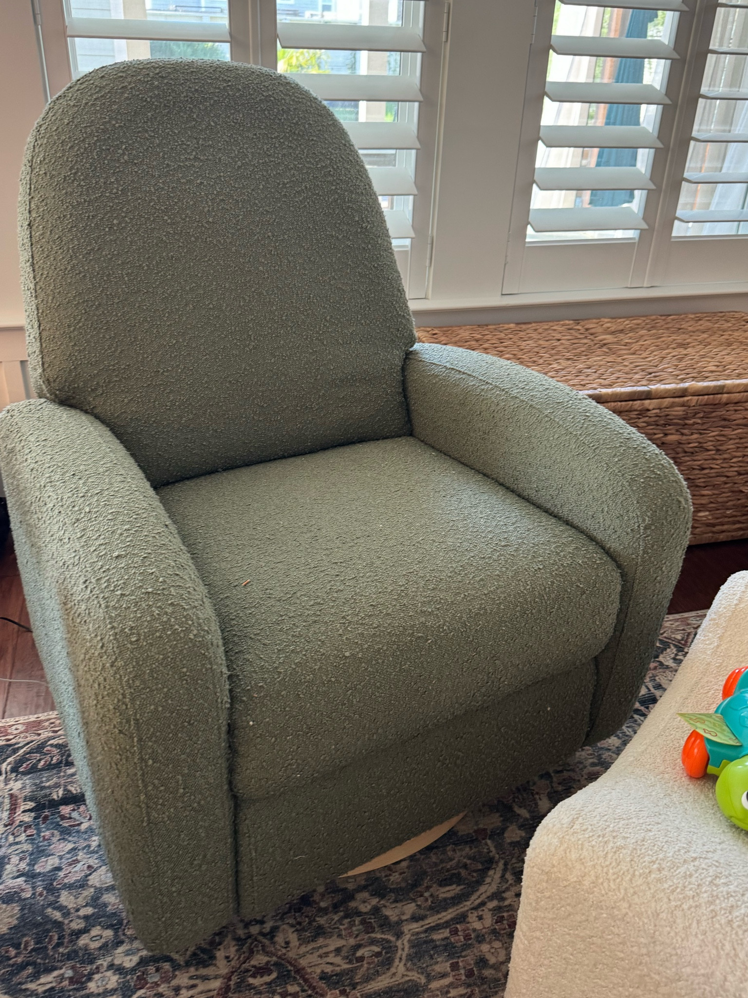 Our living room glider 

#LTKhome