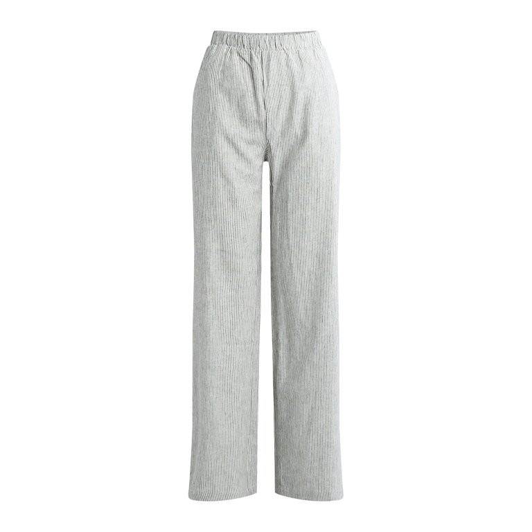 Scoop Women's Linen Blend Wide Leg Pants, 32" Inseam, Sizes XS-XXL | Walmart (US)