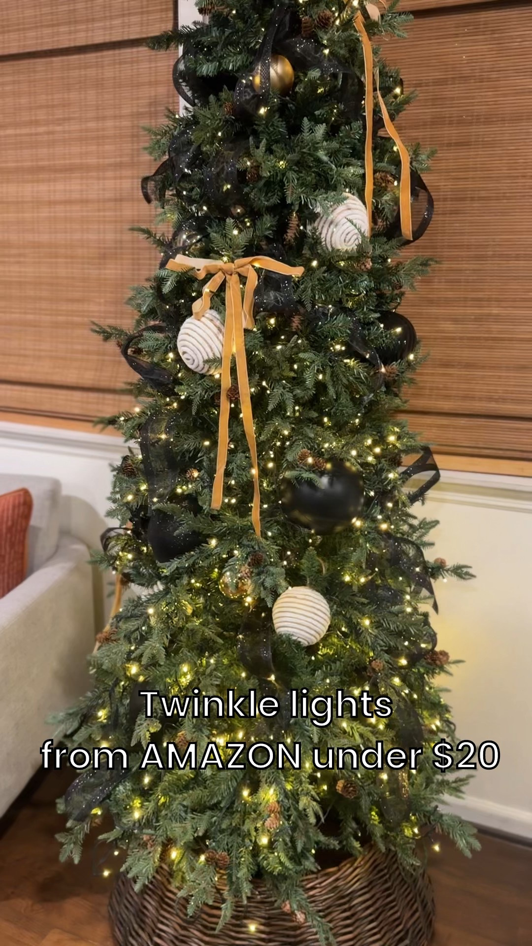 Twinkle lights from Amazon under $20! Used 3 strands in this 7.5 Ft slim tree.


#LTKHoliday #LTKSeasonal #LTKHome