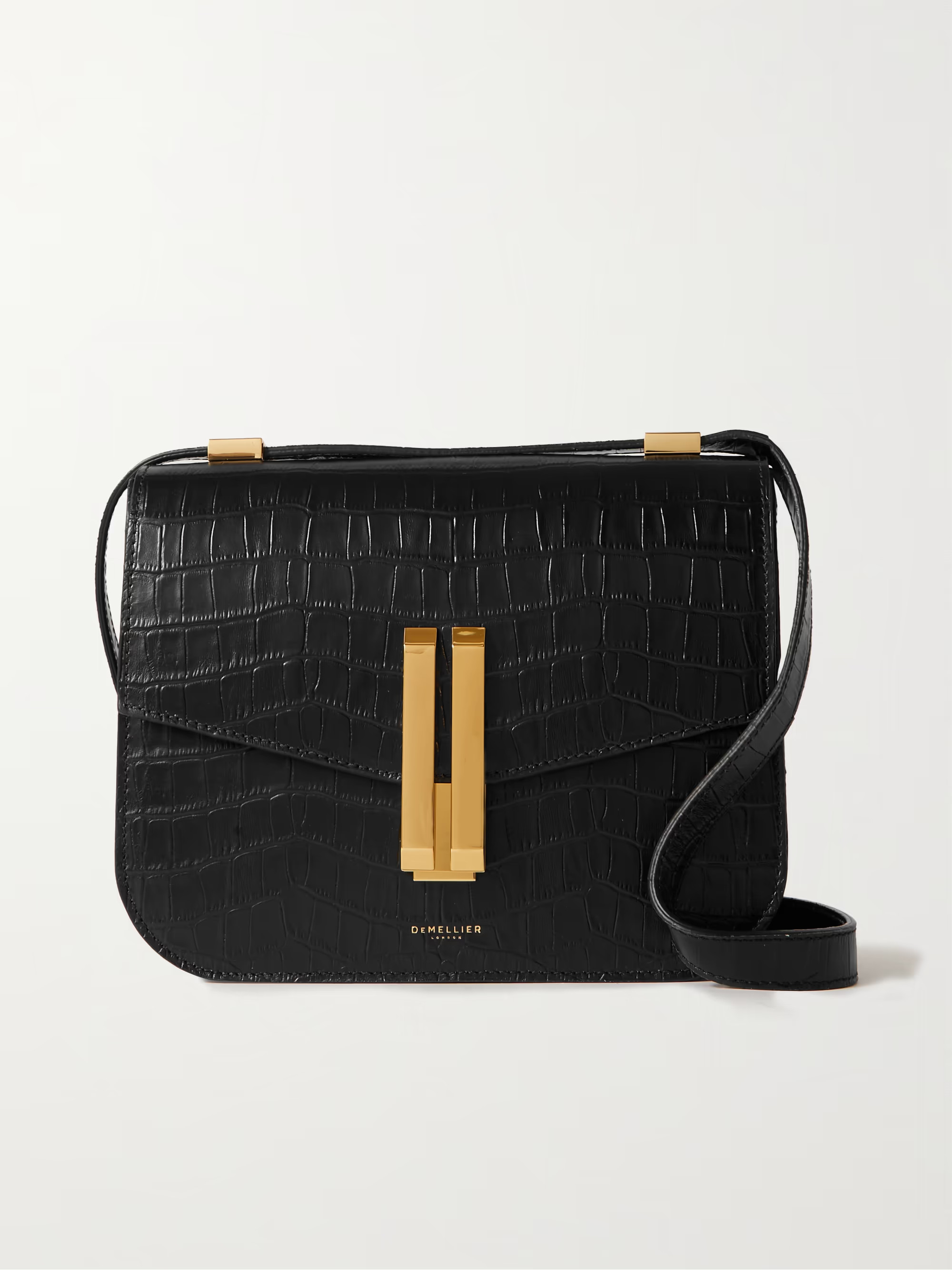 + NET SUSTAIN Vancouver croc-effect leather shoulder bag | NET-A-PORTER APAC